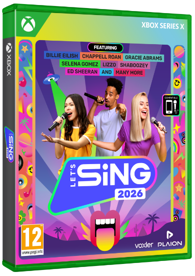 Let's Sing 2026 – Xbox Series X – spilomslag