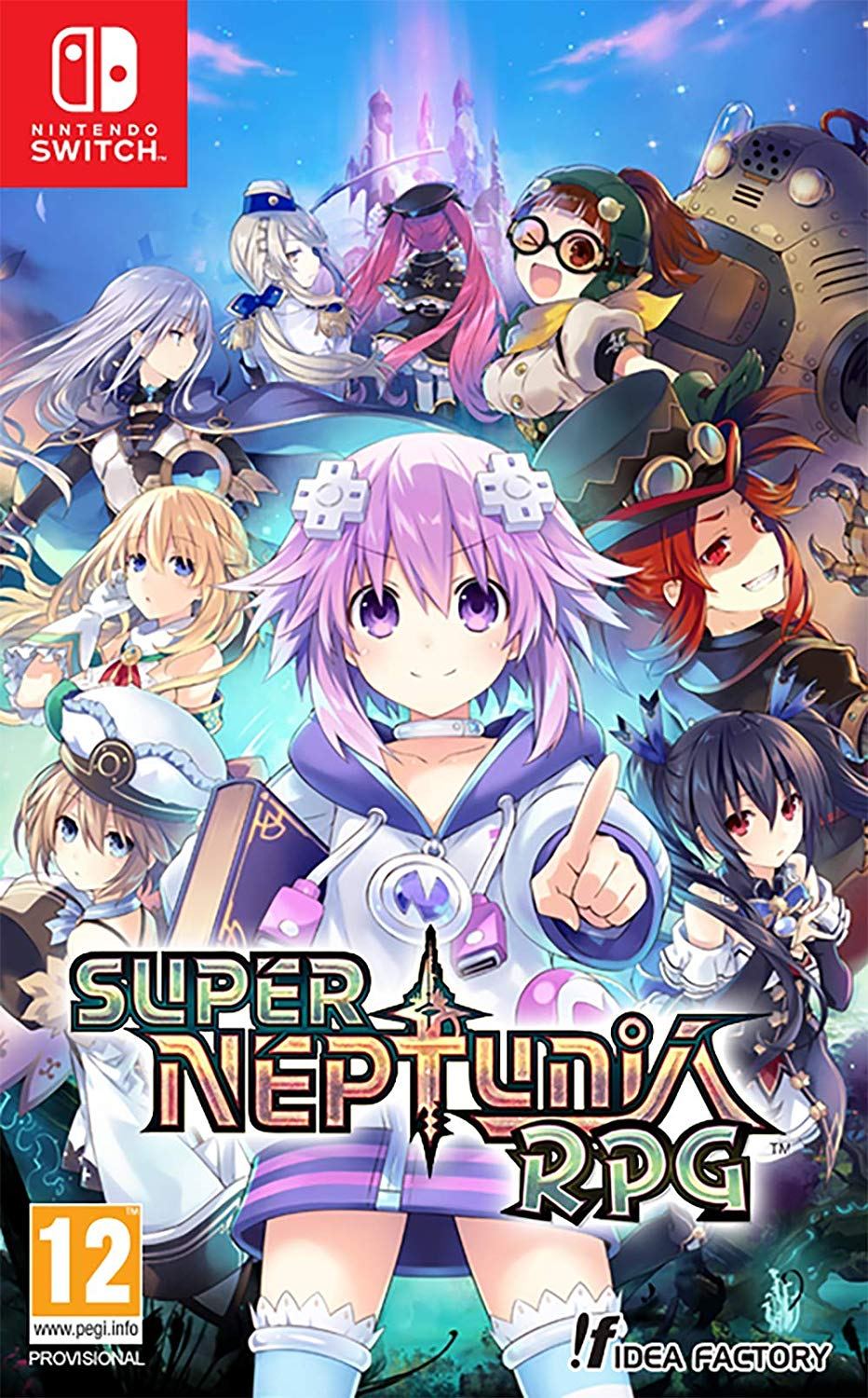 Super Neptunia RPG Re-Release – Nintendo Switch – spilomslag
