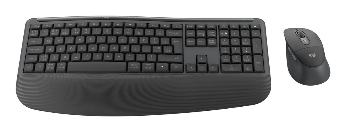 Logitech - Signature Comfort Plus MK880 - Graphite Logitech