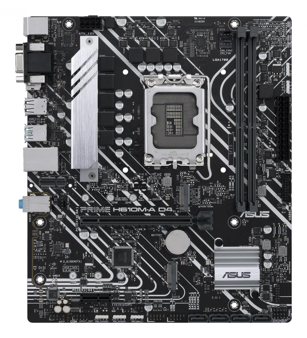 ASUS PRIME H610M-A D4-CSM Micro-ATX LGA1700 Intel H610 ASUSTeK COMPUTER
