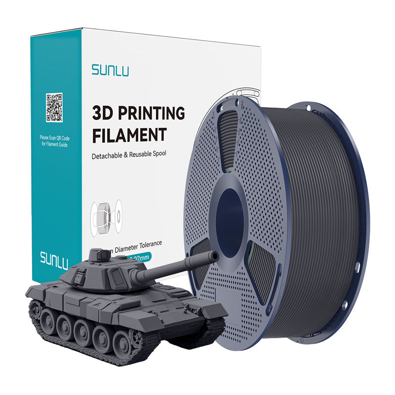 Sunlu PLA+ High-Speed filament – grå, 1,75 mm, 1 kg