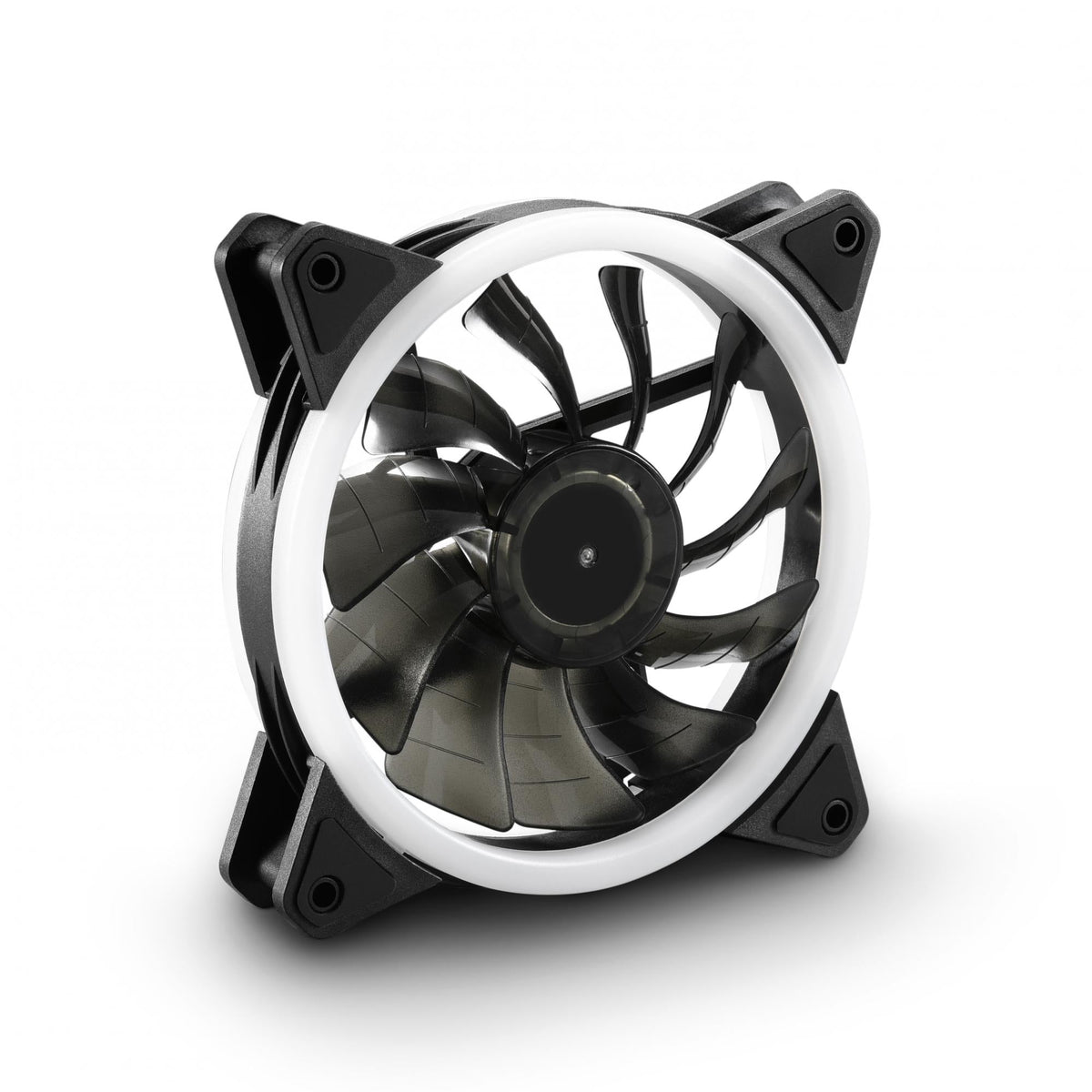 Sharkoon SHARK Blades PWM RGB Black 120mm 1400RPM FDB 20x ARGB LED PC Case Fan Sharkoon