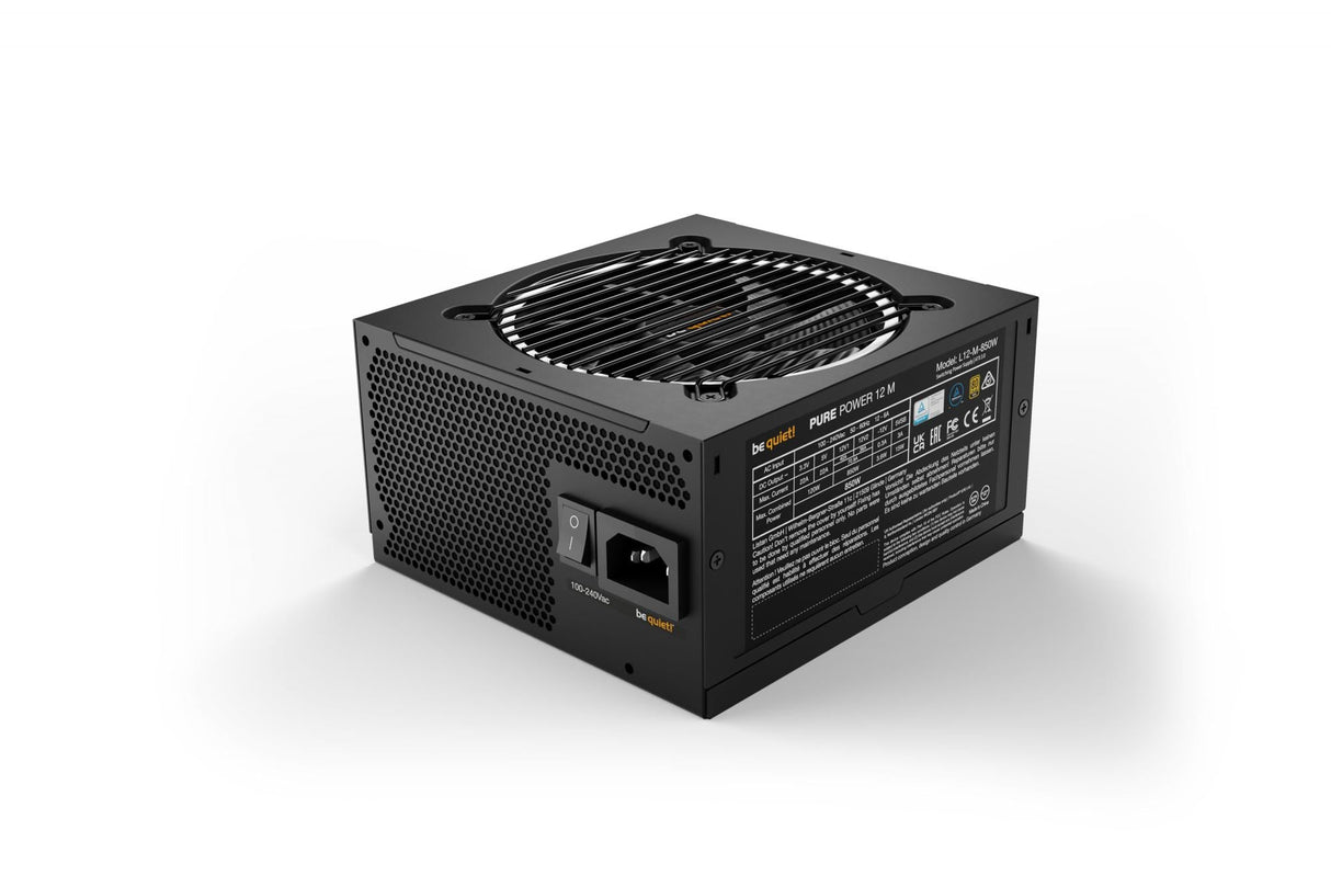 be quiet! Pure Power 12M 850W, PC power supply (black, 5x PCIe, cable management, 850 watts) Be quiet
