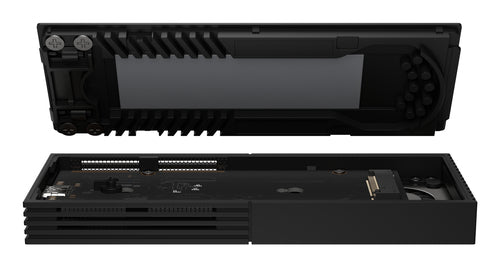 ASUS ProArt PA40SU åbnet kabinet med indvendig M.2-plads