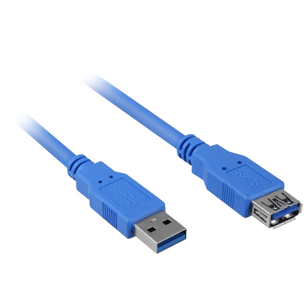 Sharkoon USB 3.0 Extension Cable Blue 3.0m Sharkoon