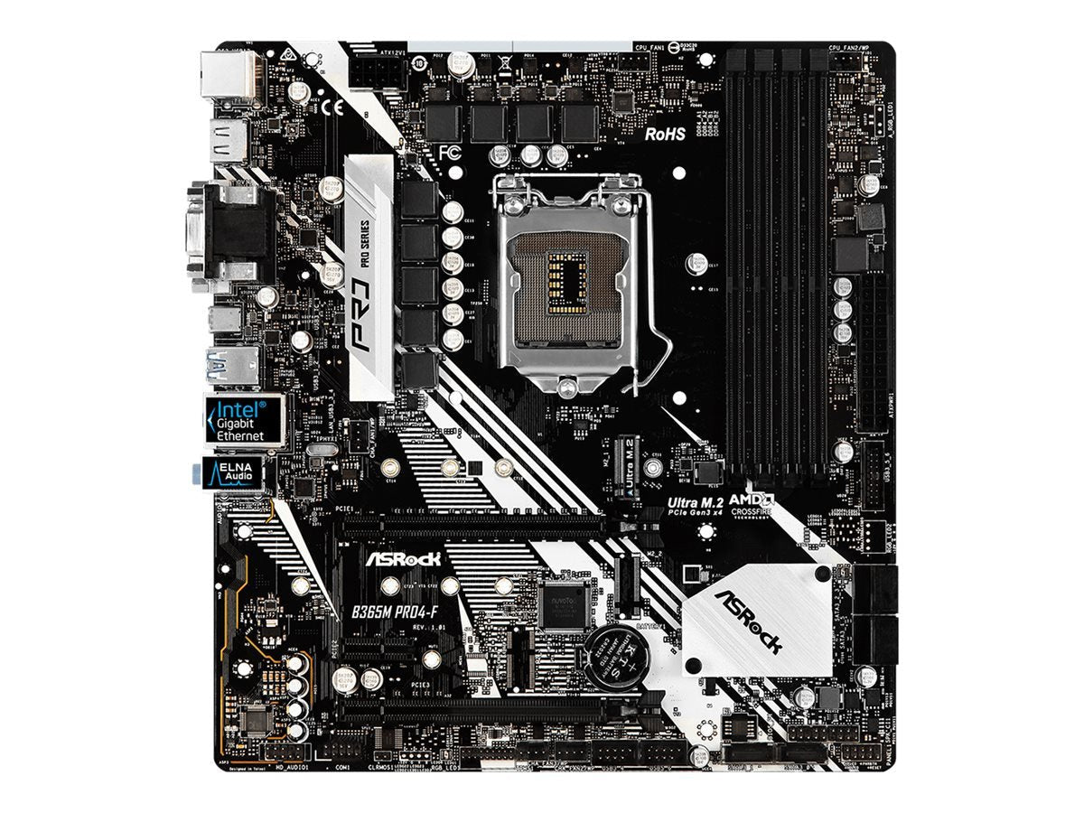 ASRock B365M Pro4-F Micro-ATX LGA1151 Intel B365 ASRock