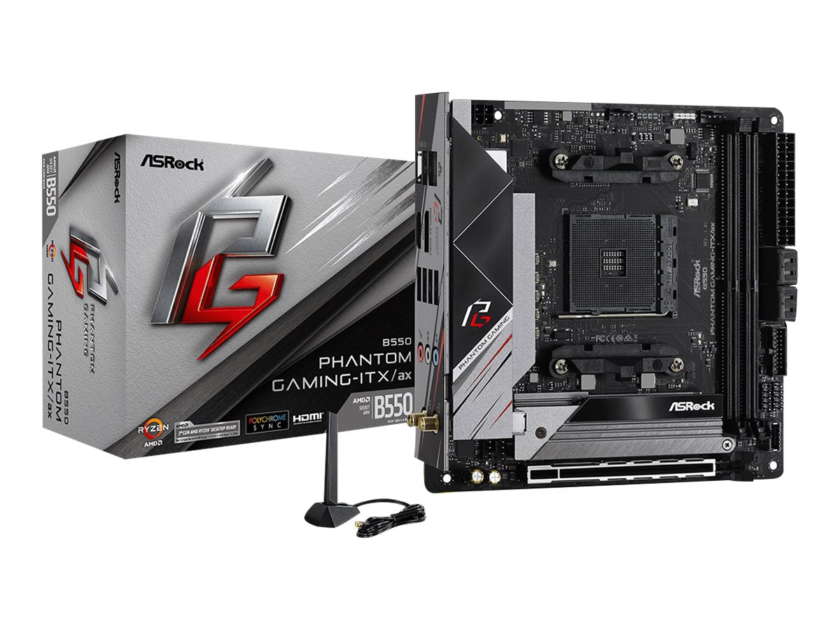 ASRock B550 Phantom Gaming-ITX/ax Mini ITX AM4 AMD B550 ASRock