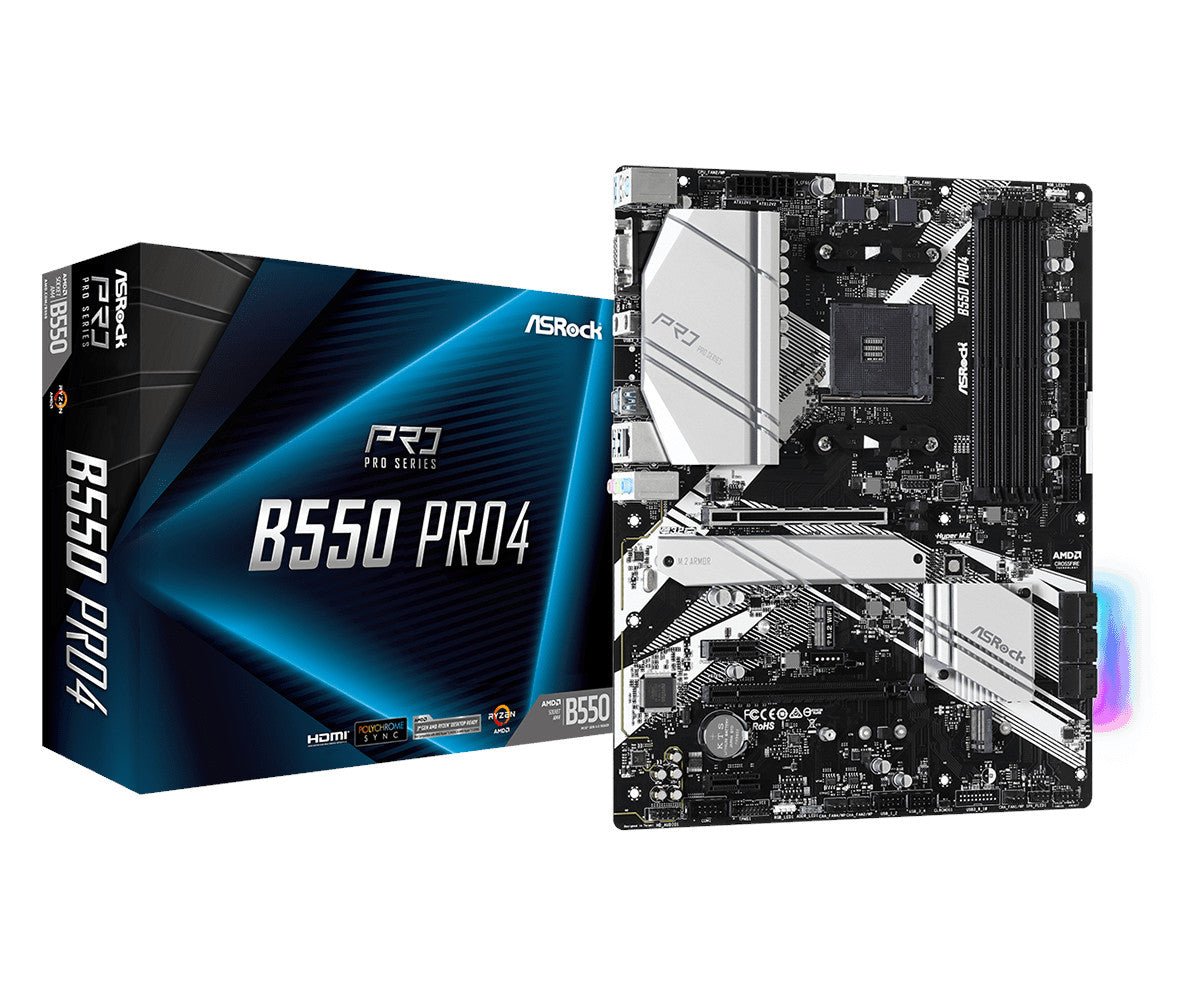 ASRock B550 Pro4 ATX AM4 AMD B550 ASRock