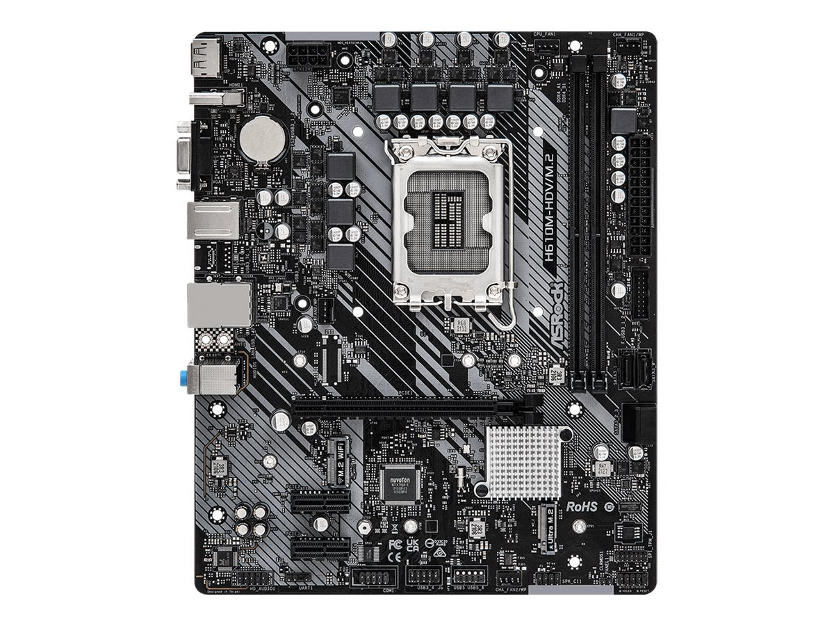 ASRock H610M-HDV/M.2 Micro-ATX LGA1700 Intel H610 ASRock