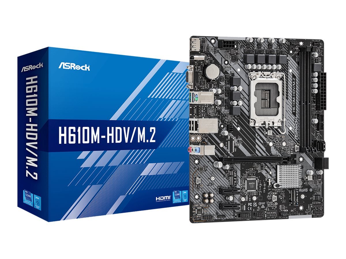 ASRock H610M-HDV/M.2 Micro-ATX LGA1700 Intel H610 ASRock