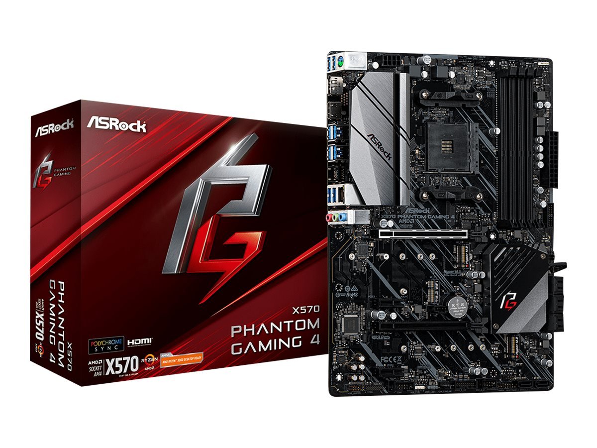 ASRock X570 Phantom Gaming 4 ATX AM4 AMD X570 ASRock