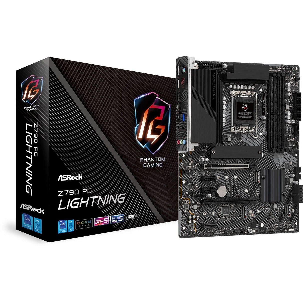 ASRock Z790 PG Lightning ATX LGA1700 Intel Z790 ASRock