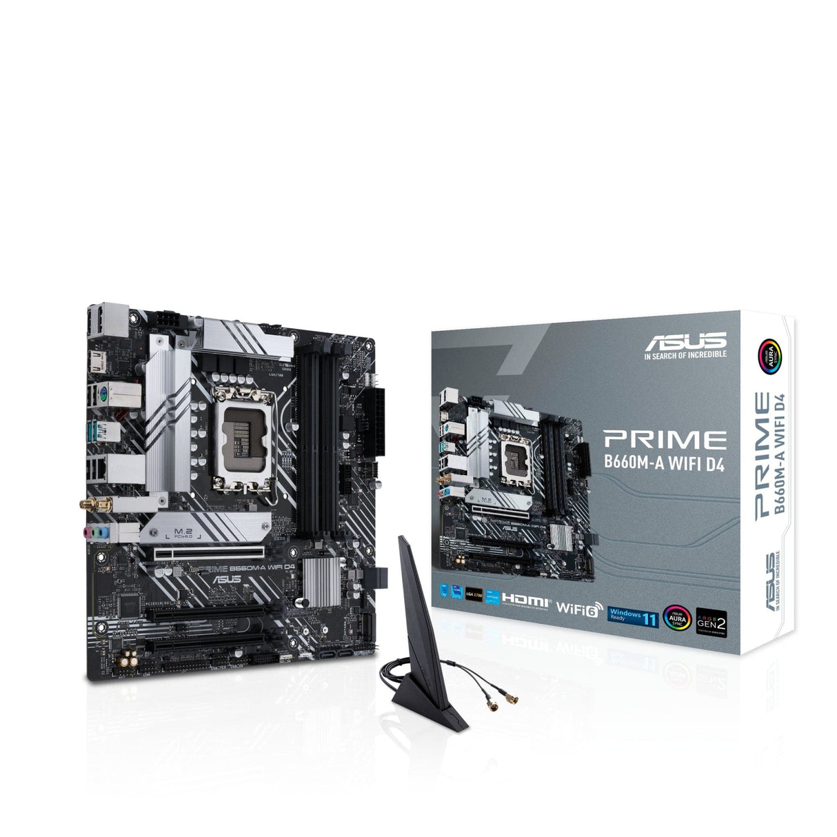 ASUS PRIME B660M-A WIFI D4 Micro-ATX LGA1700 Intel B660 Asus