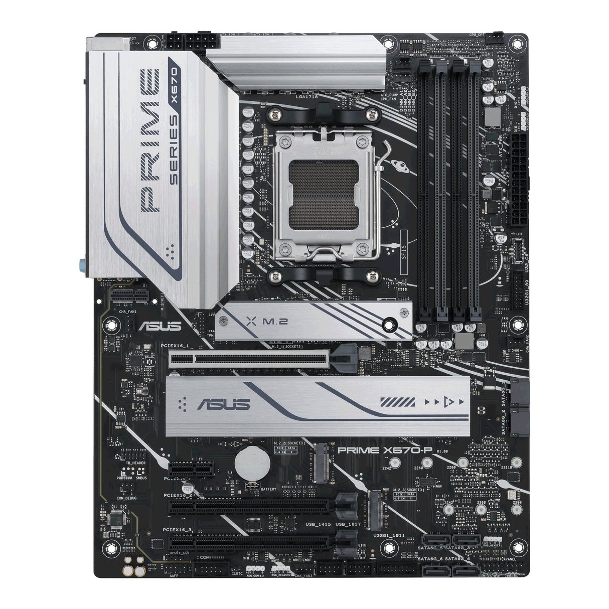 ASUS PRIME X670-P, Motherboard - AM5 Asus