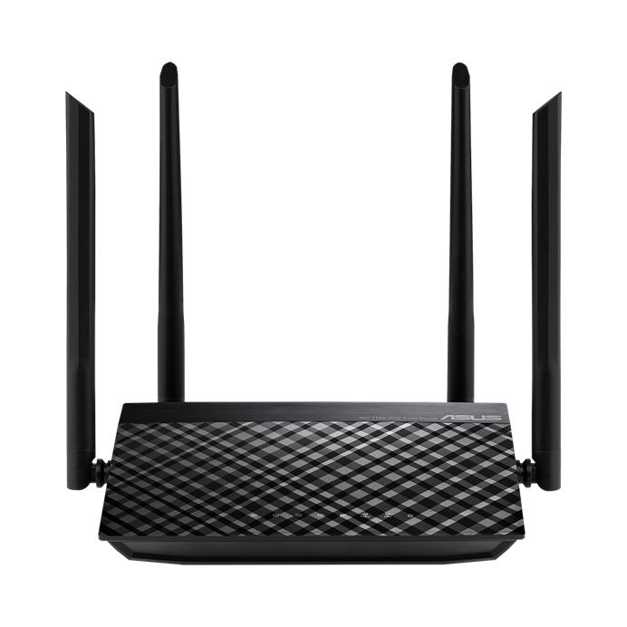 ASUS RT-AC1200 V2 router med fire eksterne antenner