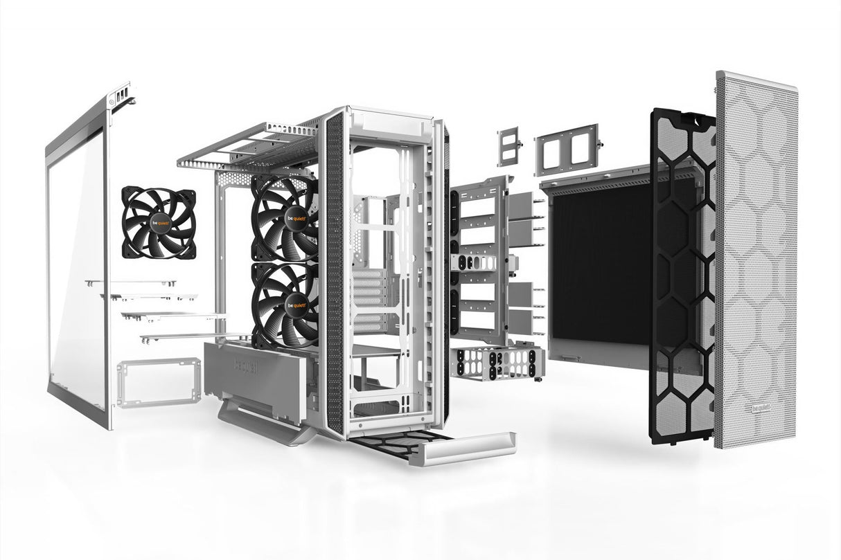 be quiet! Silent Base 802 Window White Midi Tower, Tower casing Be quiet