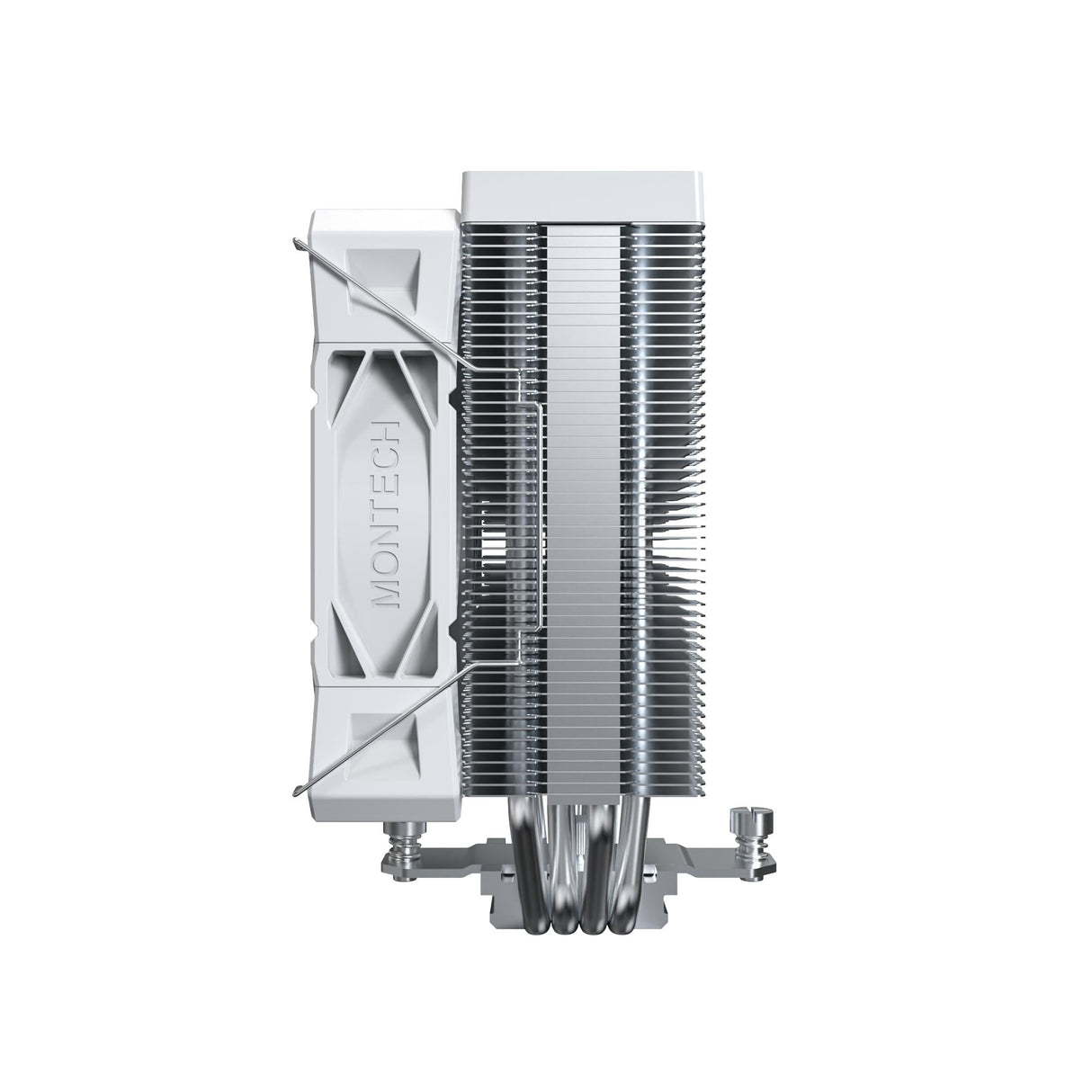 Montech NX400, single tower, 4 HP CPU Cooler, White Telon Technology Co Ltd (Montech)