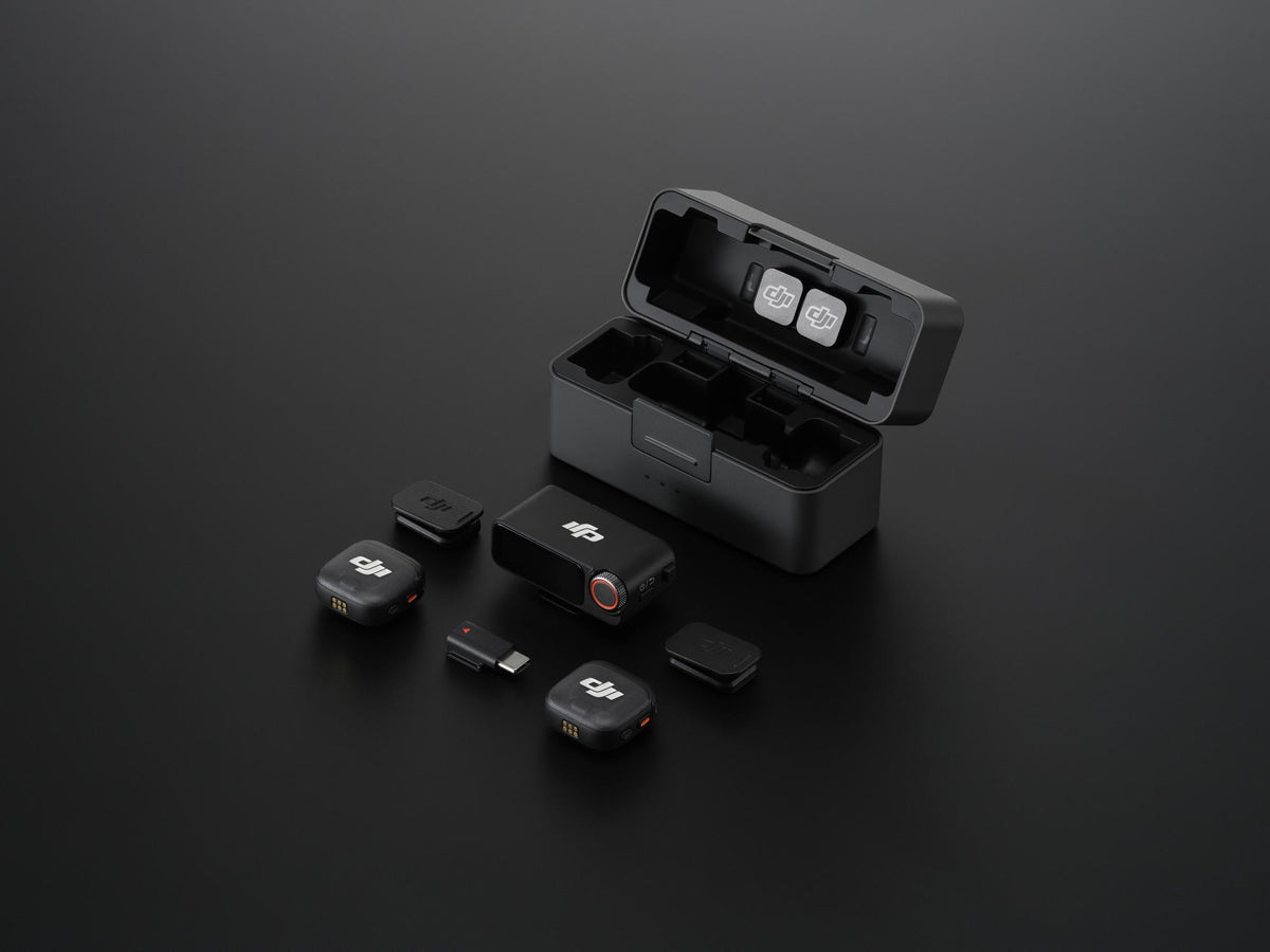 DJI - Mic 3 Wireless Microphone System (2 TX + 1 RX + Charging Case) DJI