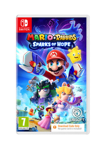Mario + Rabbids Sparks of Hope Switch Code in a Box – Æske med downloadkode