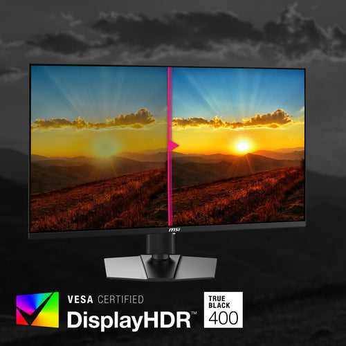 MSI MPG 321URXDE QD-OLED – skærm – Sort