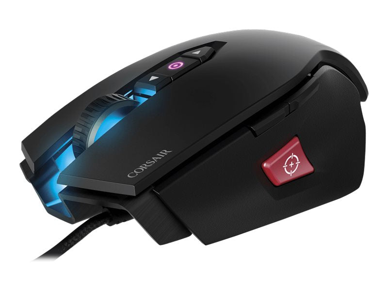 CORSAIR Gaming M65 PRO RGB FPS Optisches Kabel Schwarz