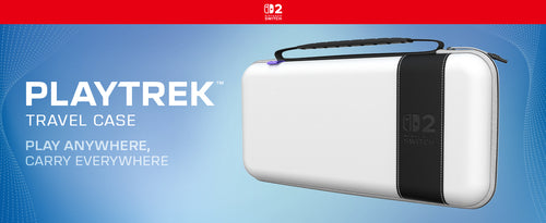 Turtle Beach PlayTrek – Switch 2-etui – Stellar White – producentillustration af rejseetui