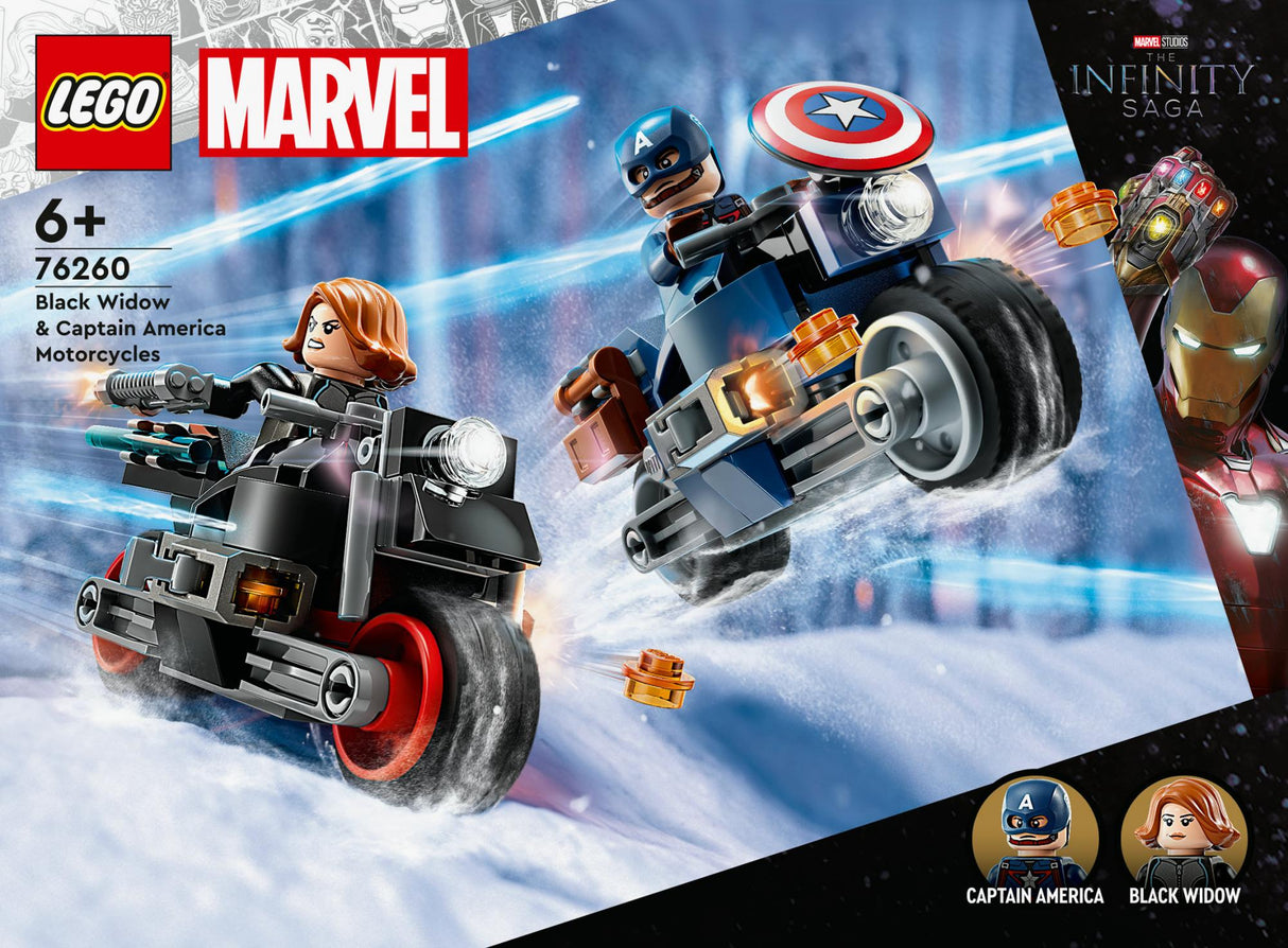 LEGO Super Heroes - Black Widow & Captain America Motorcycles (76260) LEGO