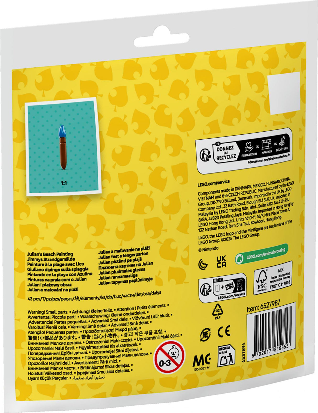 LEGO 30703 Animal Crossing Jimmy's Beach Painting LEGO