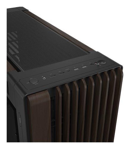 ASUS ProArt PA602 Wood Edition Modern Black - Tempered Glass Panel – nærbillede af produktets detaljer
