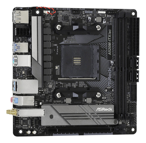 ASRock A520M-ITX/ac bundkort - produktbillede 4