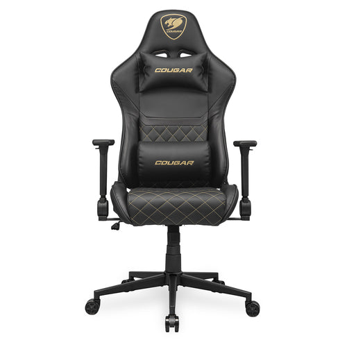 COUGAR Armor One V2 Gold, sort gamingstol – produktvisning