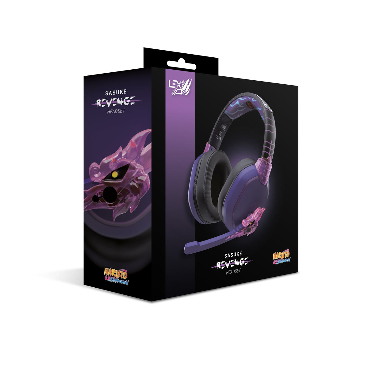 Lexip x Tsume Sasuke Revenge – Naruto Shippuden-headset – emballage
