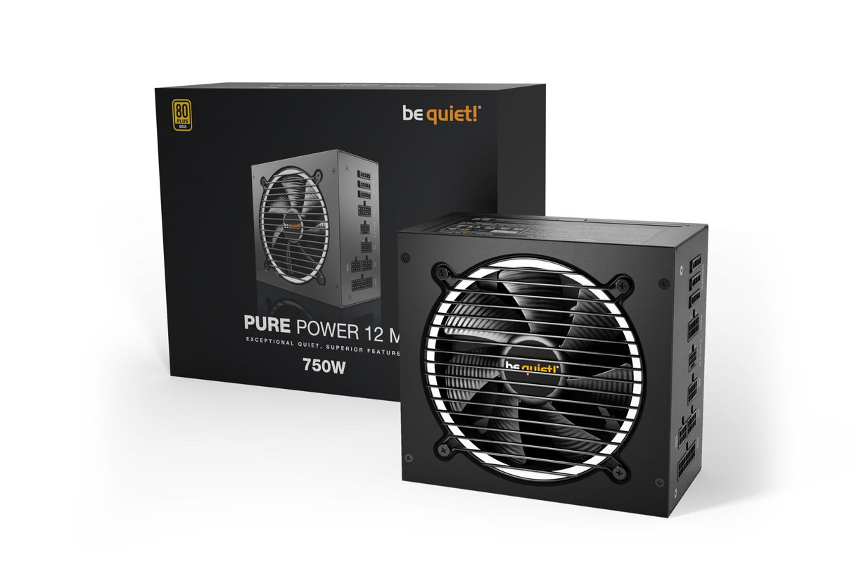 be quiet! Pure Power 12M 750W, PC power supply (black, 3x PCIe, cable management, 750 watts) Be quiet