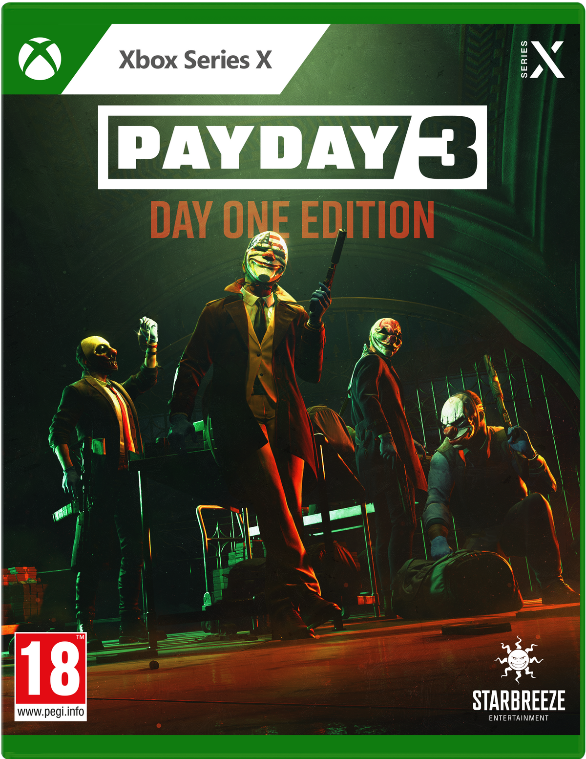PAYDAY 3 – Day One Edition – Xbox Series X – forside