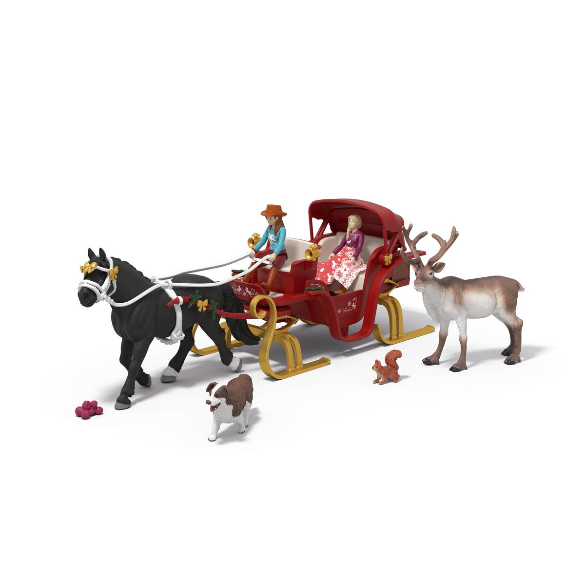 Schleich Horse Club julekalender – Christmas Sleigh Ride – produktbillede 4