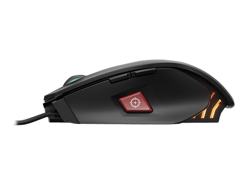 CORSAIR Gaming M65 PRO RGB FPS Optisches Kabel Schwarz