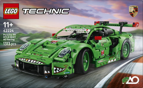 LEGO 42224 Technic Porsche 911 GT3 R REXY AO Racing Race Car, Construction Toy Lego