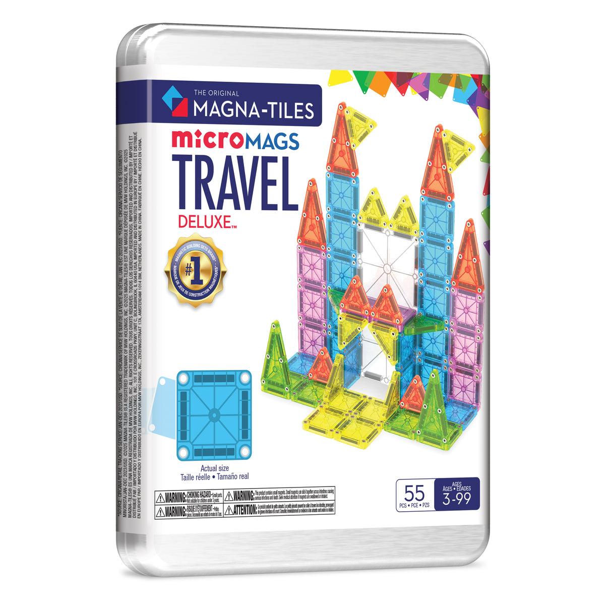 Magna-Tiles - Travel Set Deluxe™ 55 Piece Set (90365) Magna Tiles