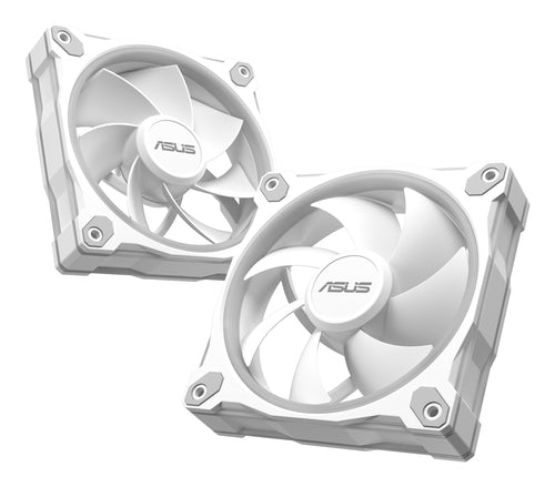 ASUS Prime MR120 ARGB Reverse Fan – kabinetblæser – Hvid – Reverse