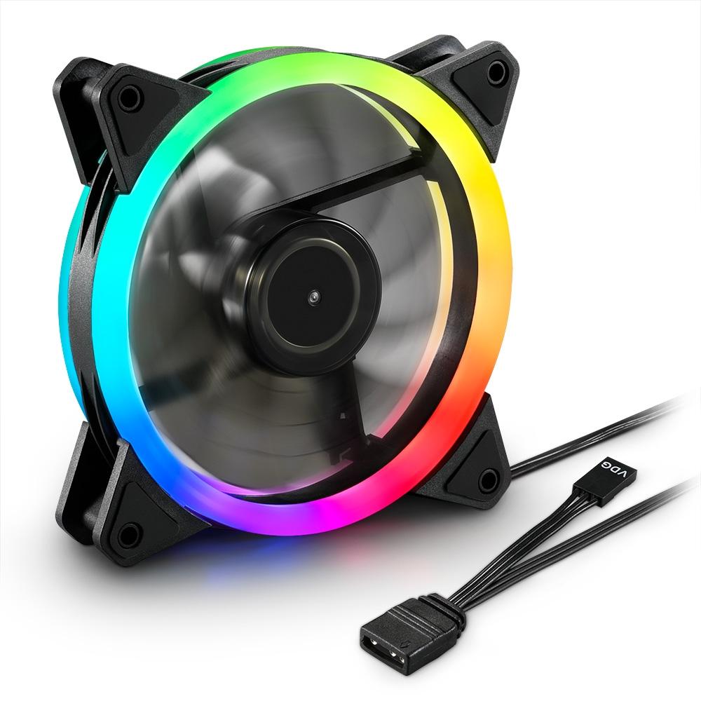 Sharkoon SHARK Blades RGB Fan 120mm - addressable / digital Sharkoon