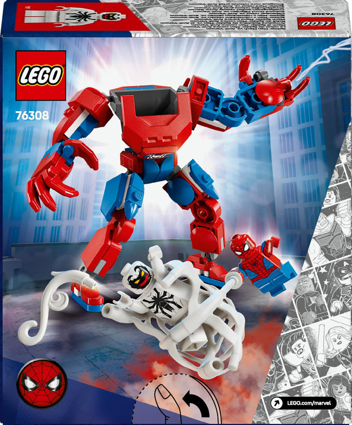 LEGO 76308 Marvel Super Heroes Spider-Man Mech vs. Anti-Venom LEGO