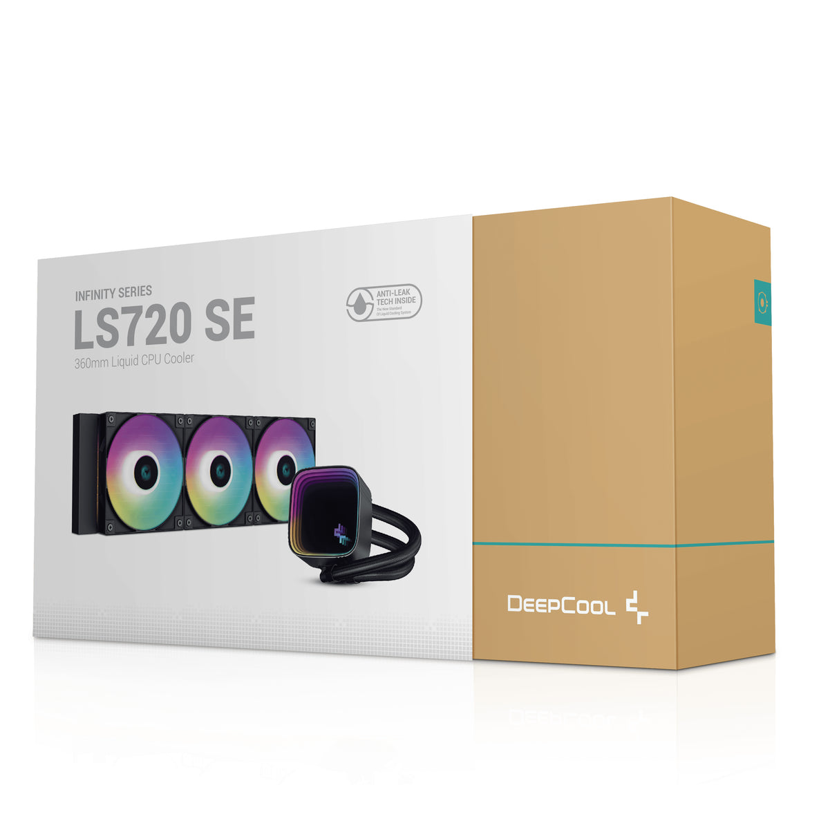 Deepcool Infinity Series LS720 SE Prozessor-Flüssigkeitskühlsystem, 1er-Pack, Schwarz, 120 mm