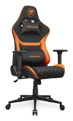 COUGAR Armor One V2 F, PVC/stof, sort/Orange gamingstol – produktdetalje