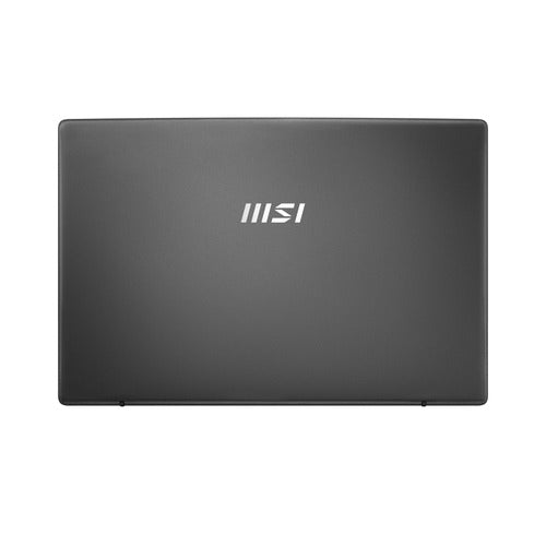 MSI Modern 14 F1MG-876FRNN – bagside og åbent låg