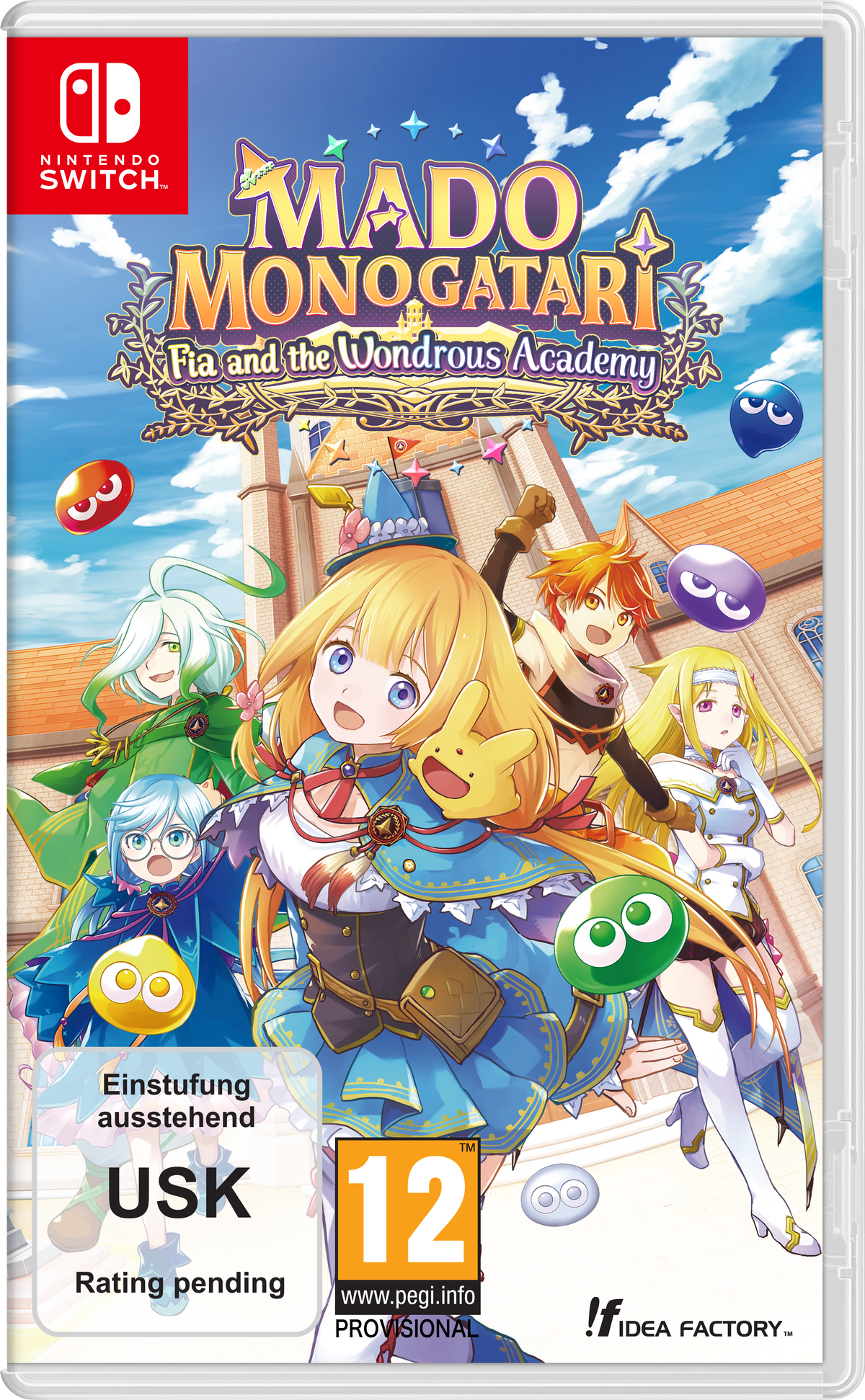 MADO MONOGATARI: Fia and the Wondrous Academy – Nintendo Switch – forside