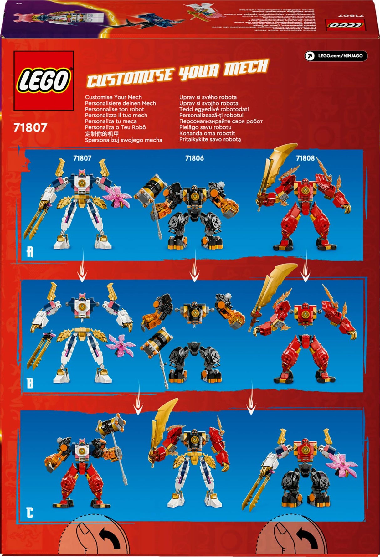 LEGO 71807 Ninjago Sora's Tech Mech LEGO