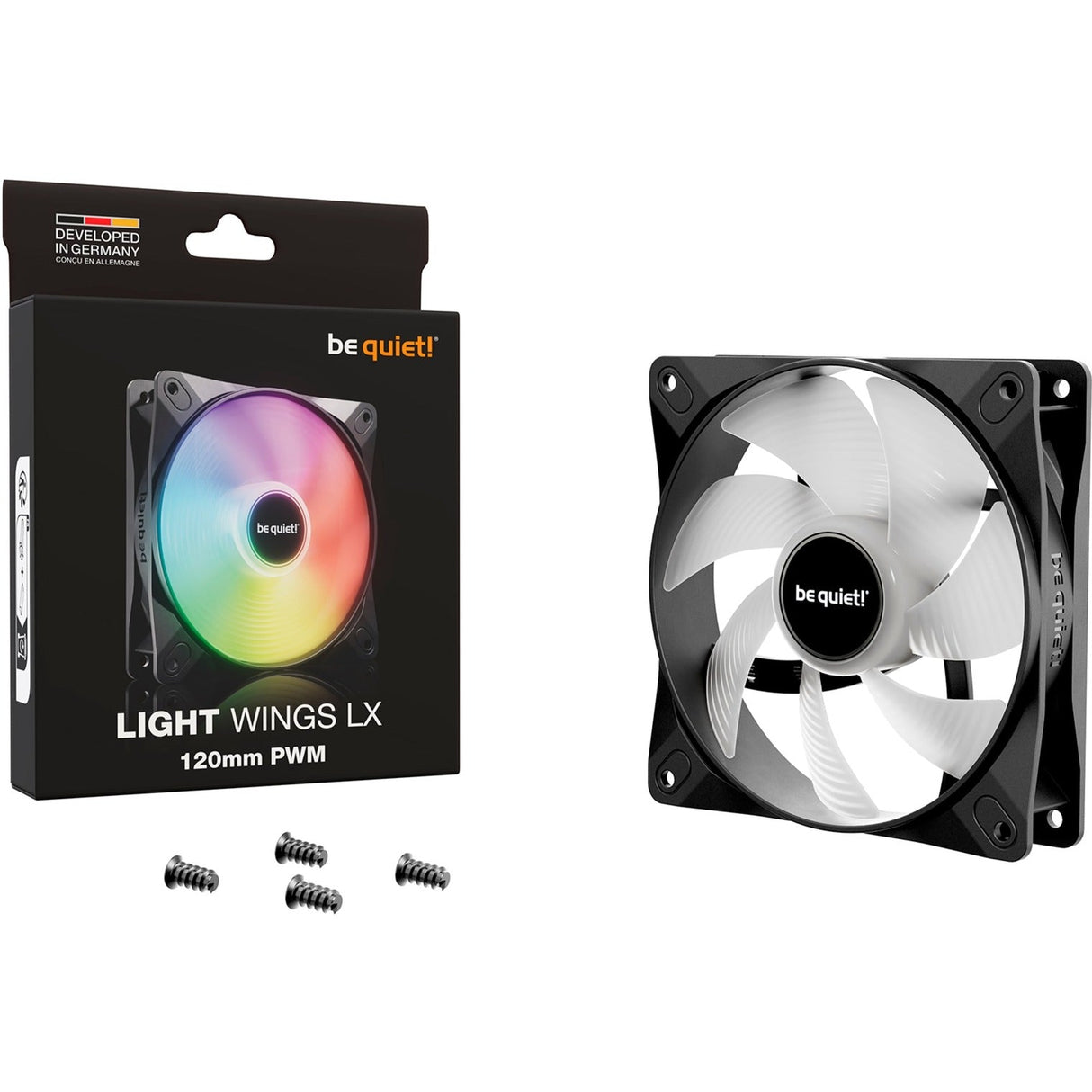 be quiet! Light Wings LX PWM 120 mm, case fan (black) Be quiet