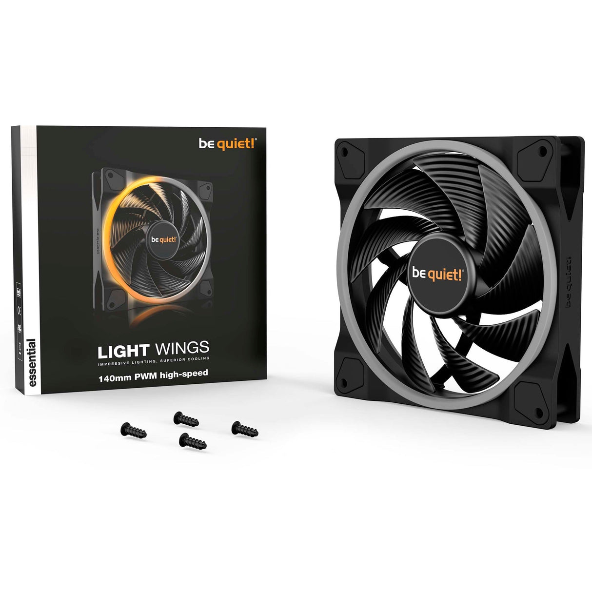 be quiet! Light Wings PWM HS 140x140x25 - BL075 Be quiet