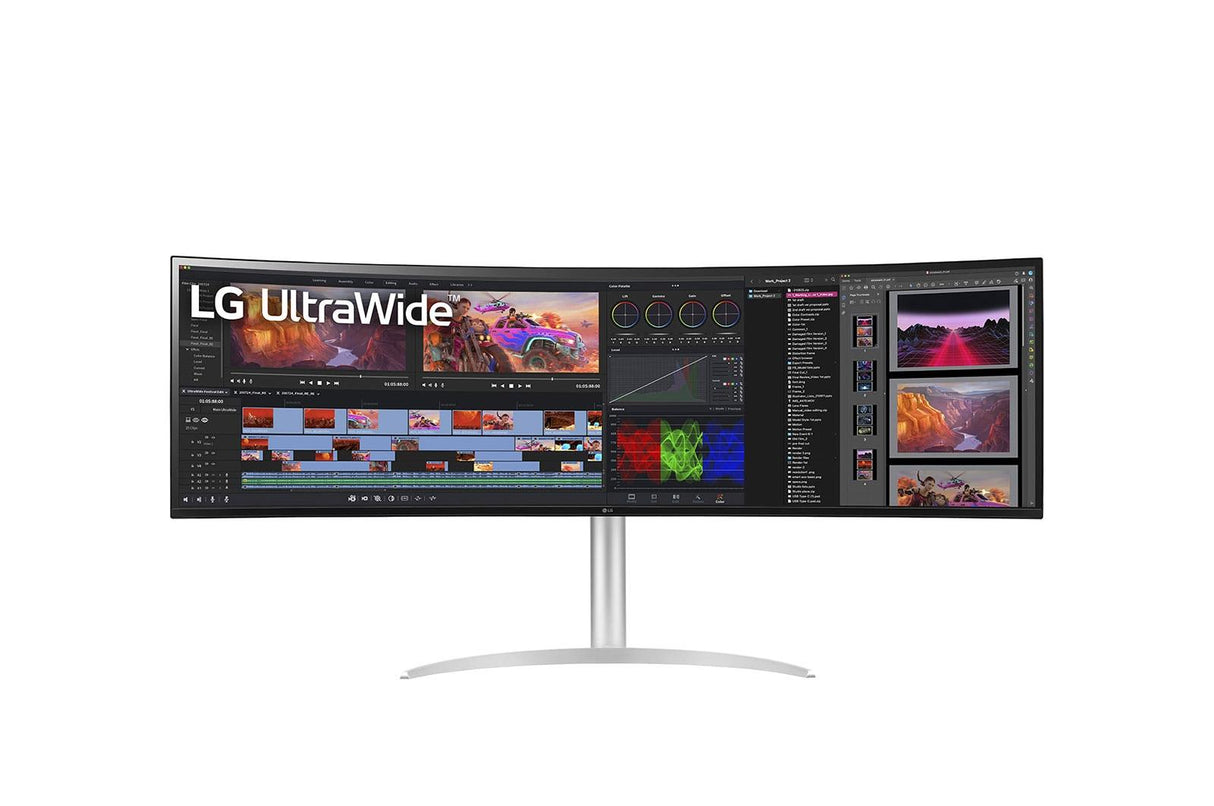 LG 49WQ95X-W 49 5120 x 1440 (UltraWide) HDMI DisplayPort USB-C 144Hz Dockingskærm LG Electronics