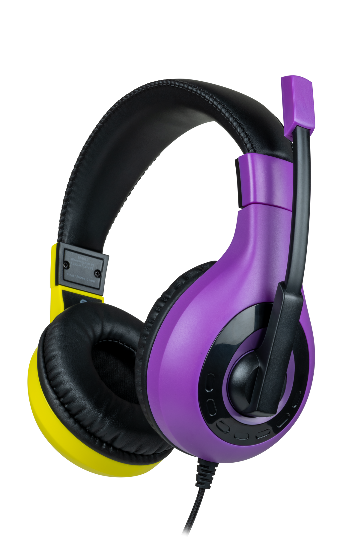 BigBen Interactive Stereo Gaming Headset V1 - Lila + Gelb (Switch)